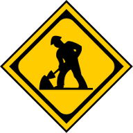 道路工事中