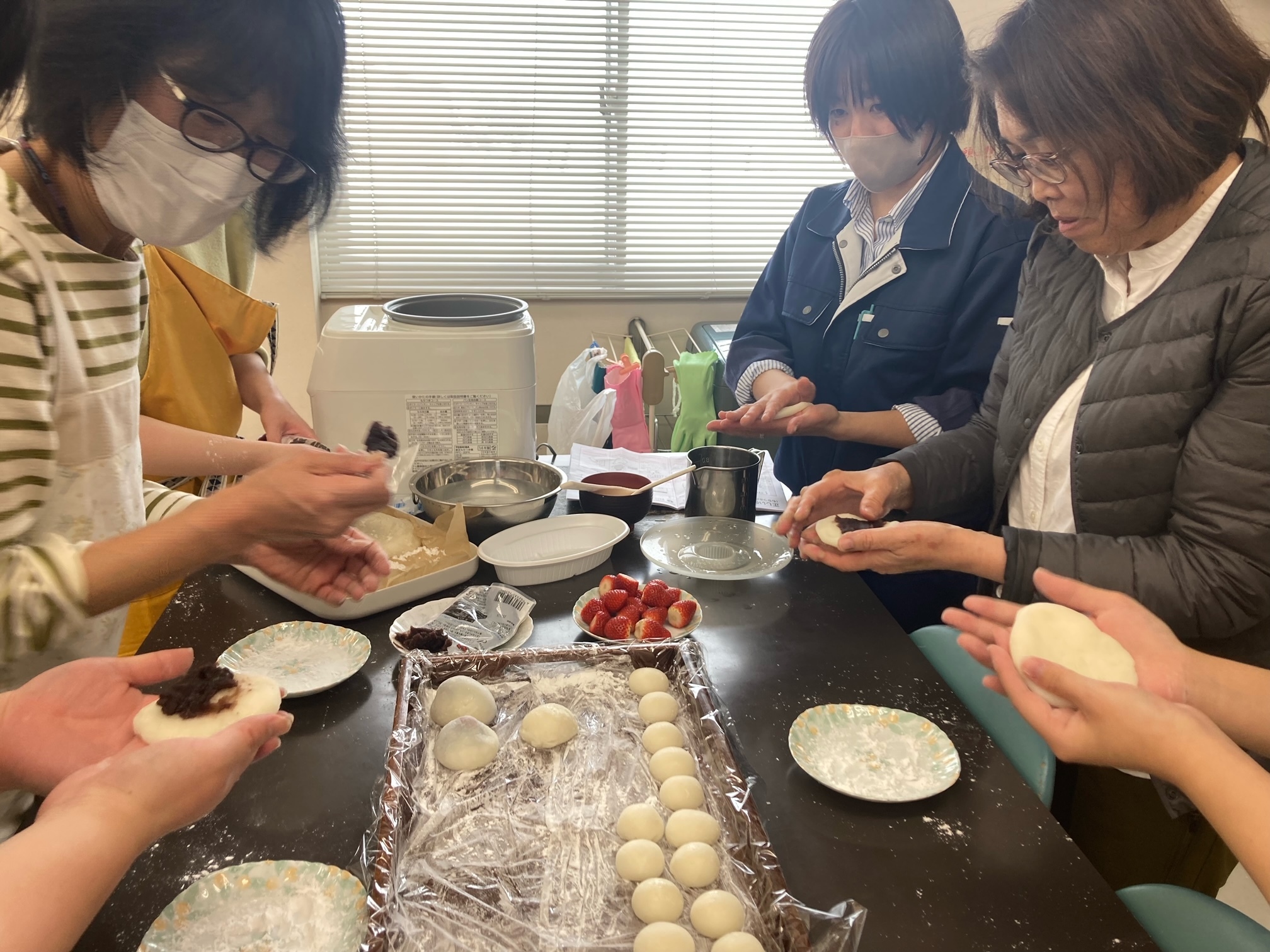 丸め作業