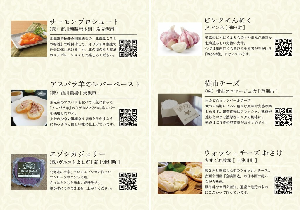 メニュー表