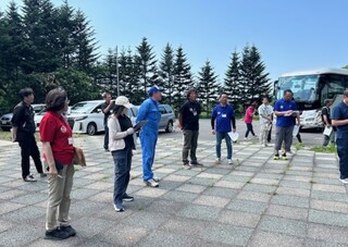 果樹生産者・兜氏からの説明