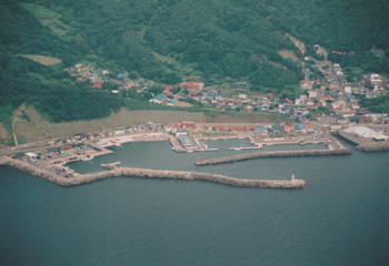 浜益漁港の写真