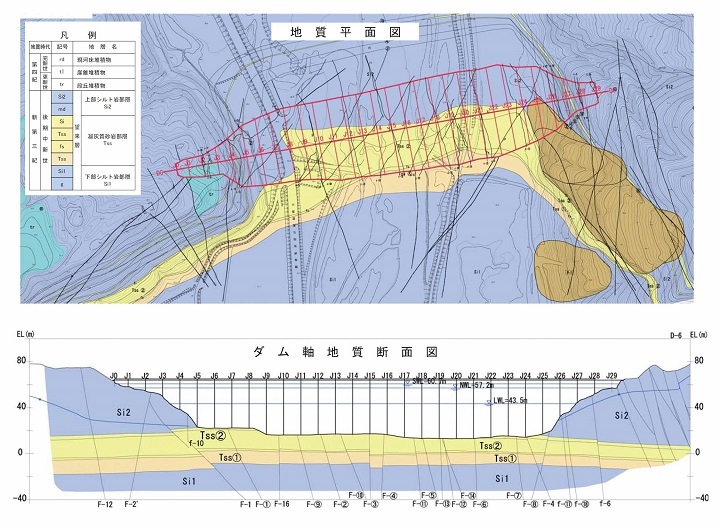 地質平面図