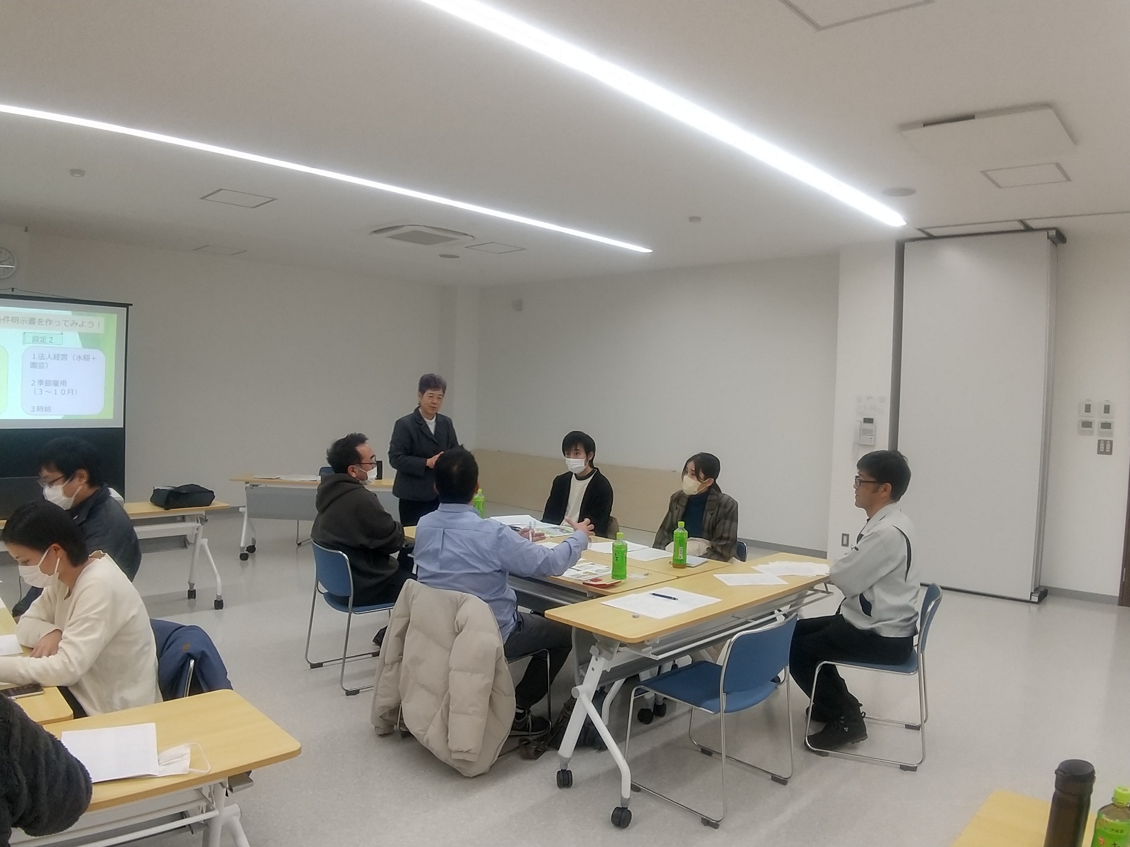 写真2　グループワークによる演習の様子